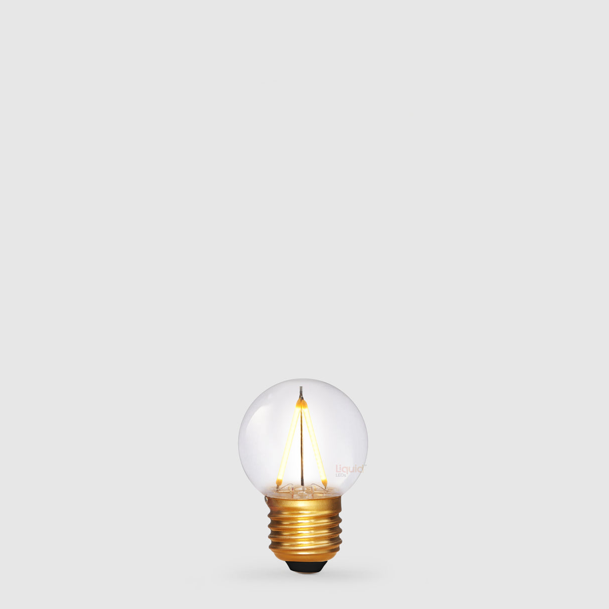1W Fancy Round Shatterproof LED Bulb E27 in Extra Warm