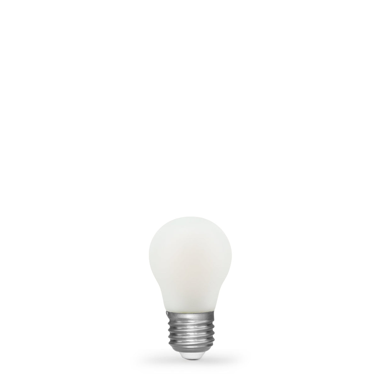 4W 24 Volt DC Fancy Round LED Bulb Opal E27 in Warm White - LiquidLEDs™ - Fancy Round