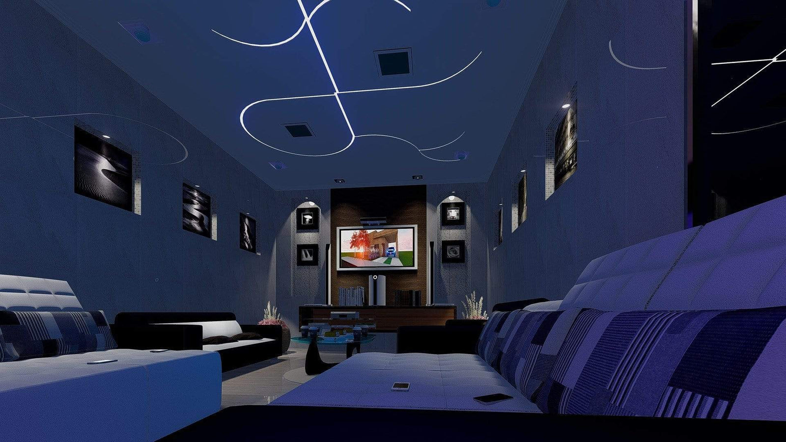 How to Light a Home Theatre Room - Dulora