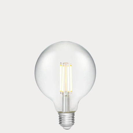 Dulora 7.2W G95 LED Globe E27 Clear in Warm White