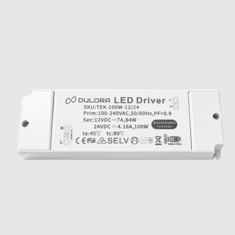 VoltSwitch Driver 12/24V Switchable IP20 Non-Dimmable