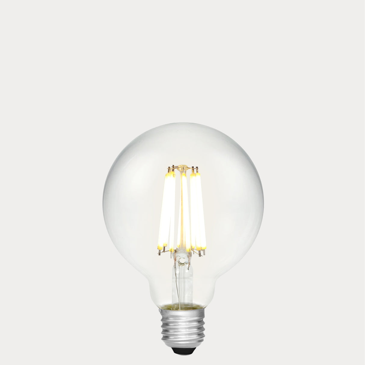 11W G95 LED Globe E27 Clear in Soft White