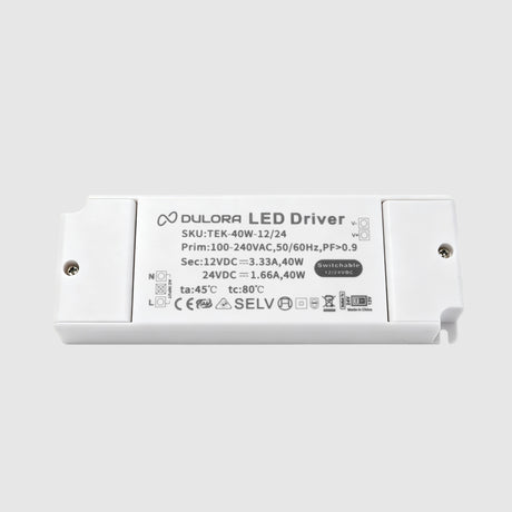 VoltSwitch Driver 12/24V Switchable IP20 Non-Dimmable