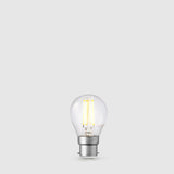 4W 24 Volt DC Fancy Round LED Bulb B22 in Warm White - LiquidLEDs™ - Fancy Round
