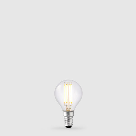 4W 24 Volt DC Fancy Round LED Bulb E14 in Warm White - LiquidLEDs™ - Fancy Round
