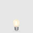 4W 24 Volt DC Fancy Round LED Bulb Frost E27 in Warm White - LiquidLEDs™ - Fancy Round