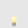 4W 24 Volt DC Fancy Round LED Bulb Opal E27 in Warm White - LiquidLEDs™ - Fancy Round