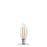 4W Candle LED Bulb B15 Clear in Extra Warm - LiquidLEDs™ - Candle Bulbs