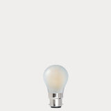 4W Fancy Round LED Bulb B22 Frost in Warm White