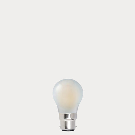 4W Fancy Round LED Bulb B22 Frost in Warm White
