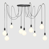 9 Drop Chandelier Light + 8W G125 LED Globe - LiquidLEDs™ - Ceiling Lights
