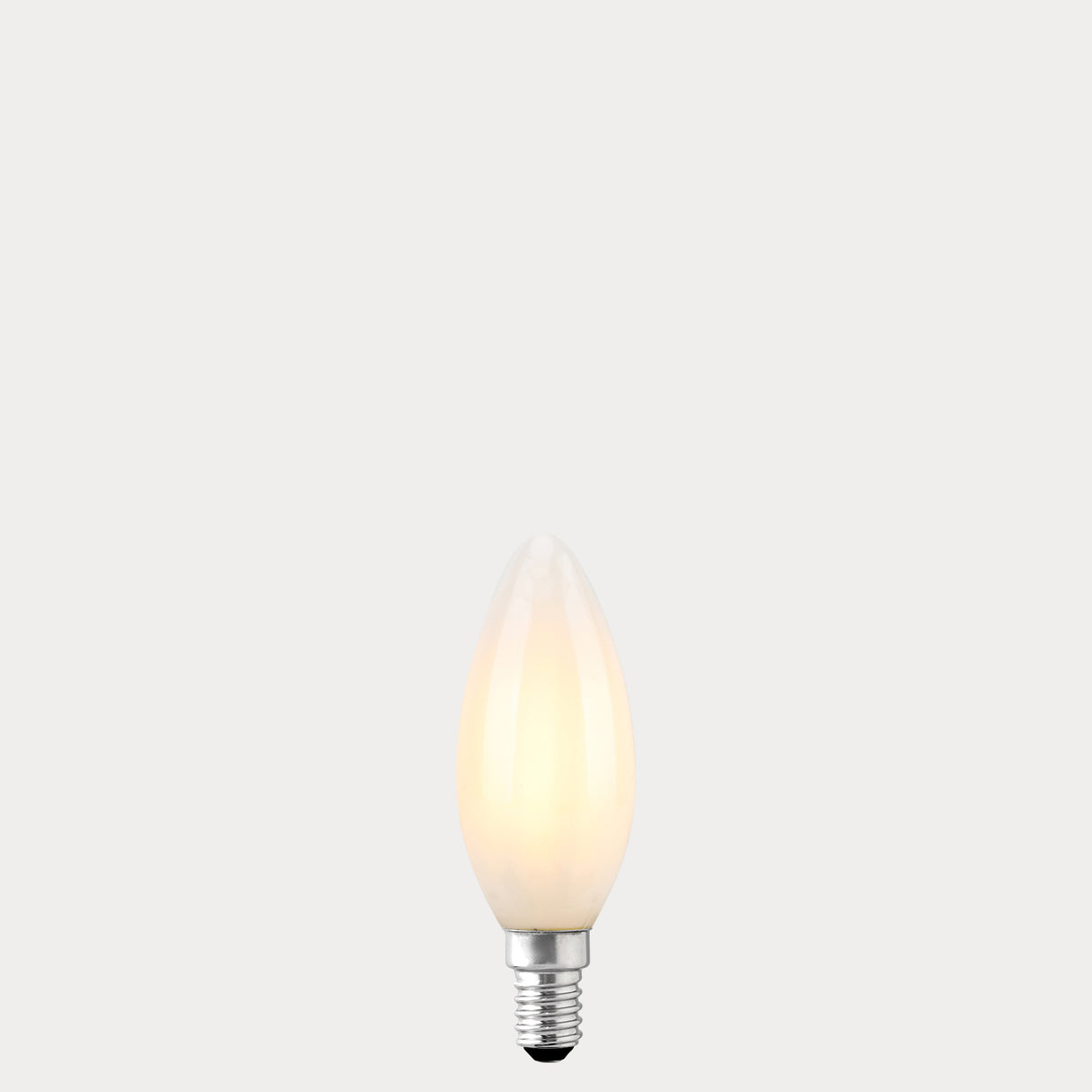 4W 24 Volt DC Candle LED Bulb E14 Frost in Warm White