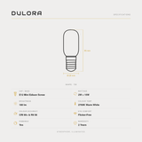 2W Pilot LED Light Bulb E12 in Warm White