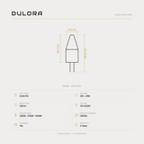 Dulora 2W G4 12V AC/DC Bi-Pin LED Bulb specifications