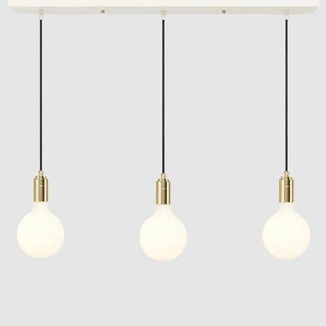 Linear Three Light Pendant + 8W G125 Globe - LiquidLEDs™ - Ceiling Lights