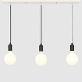 Linear Three Light Pendant + 8W G125 Globe - LiquidLEDs™ - Ceiling Lights