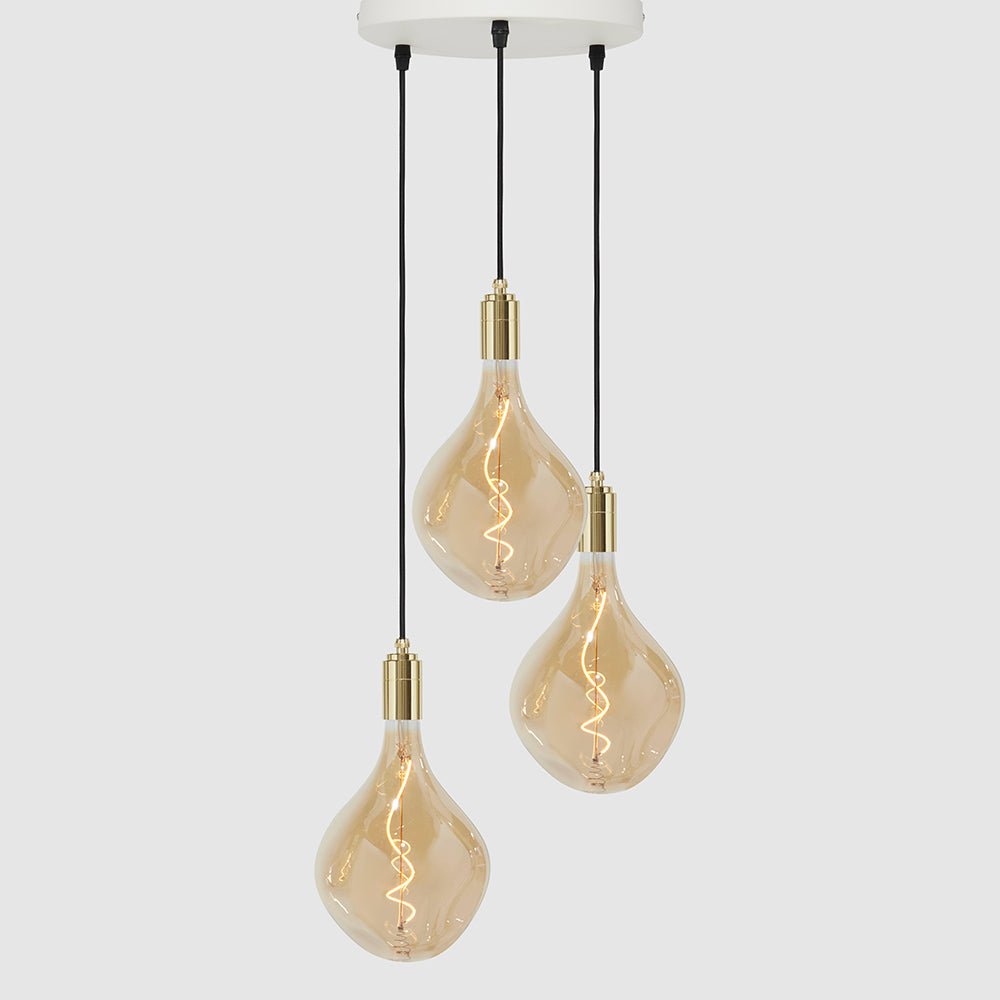 Oversized Designer Amber 180mm LED Bulb - LiquidLEDs™ - Oversized Bulbs