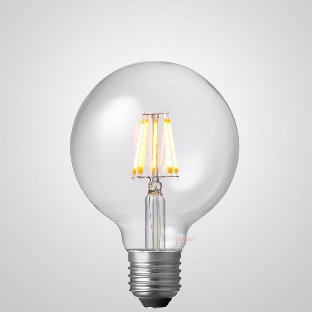 6W 12 Volt DC G95 LED Globe E27 - LiquidLEDs™ - Globe Bulbs
