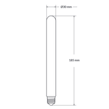 Dulora 4W Medium Tube LED Bulb E27 Dimensions
